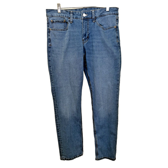 Izod Jeans Men's 32x32 Blue Comfort Stretch Relaxed Fit Straight Leg - Picture 1 of 5